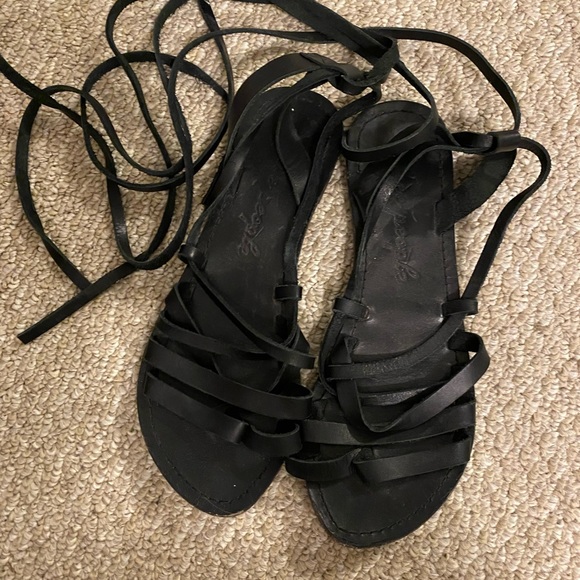Free People Harpoon Wrap Sandal - Picture 2 of 2
